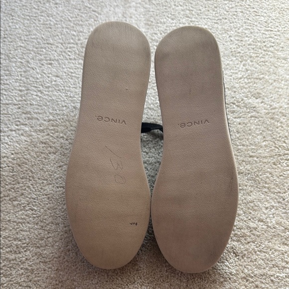 Vince Black Lace Up Boots with Suede Texture - Picture 10 of 10